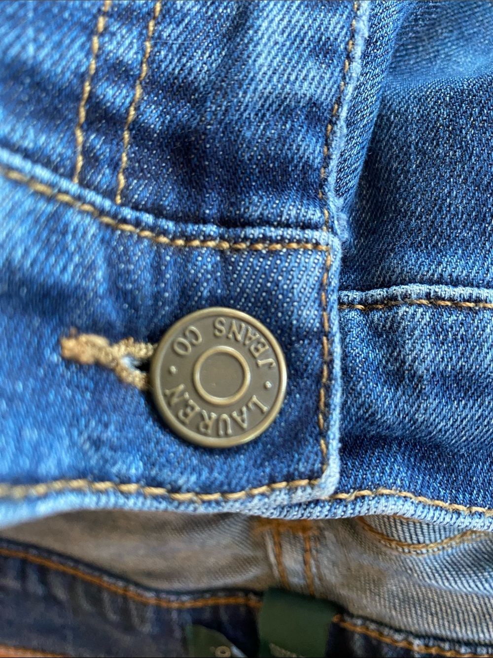 LRL / Lauren Classic Bootcut Jeans in Medium Blue Wash - Picture 9 of 10